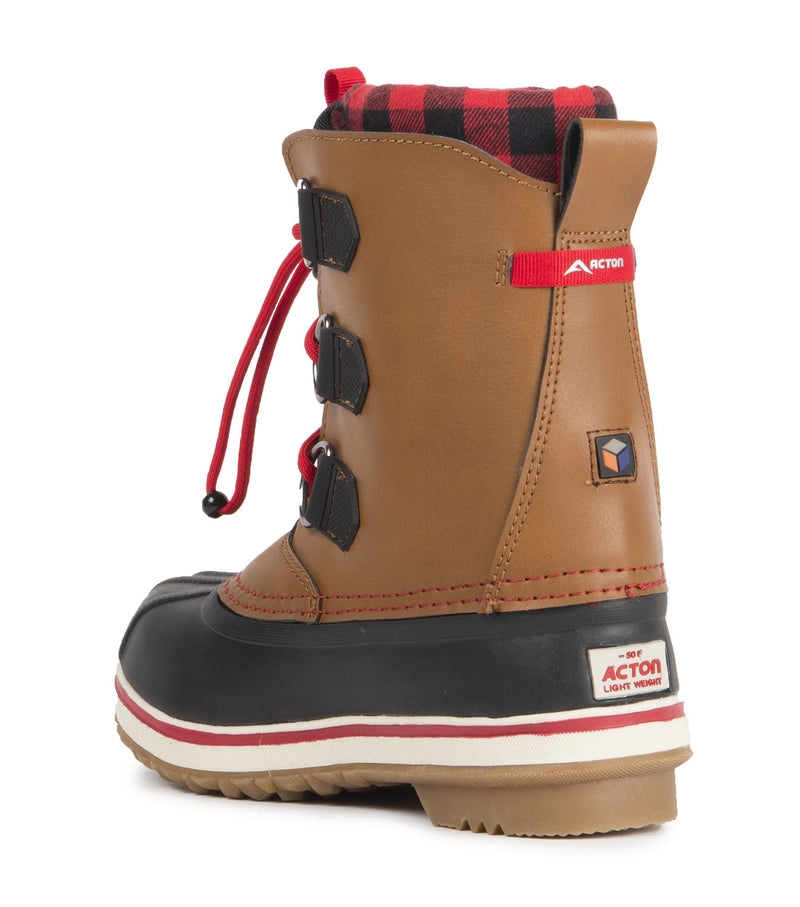 Hip Hop, Tan | Kids Winter Boots with Removable Felt