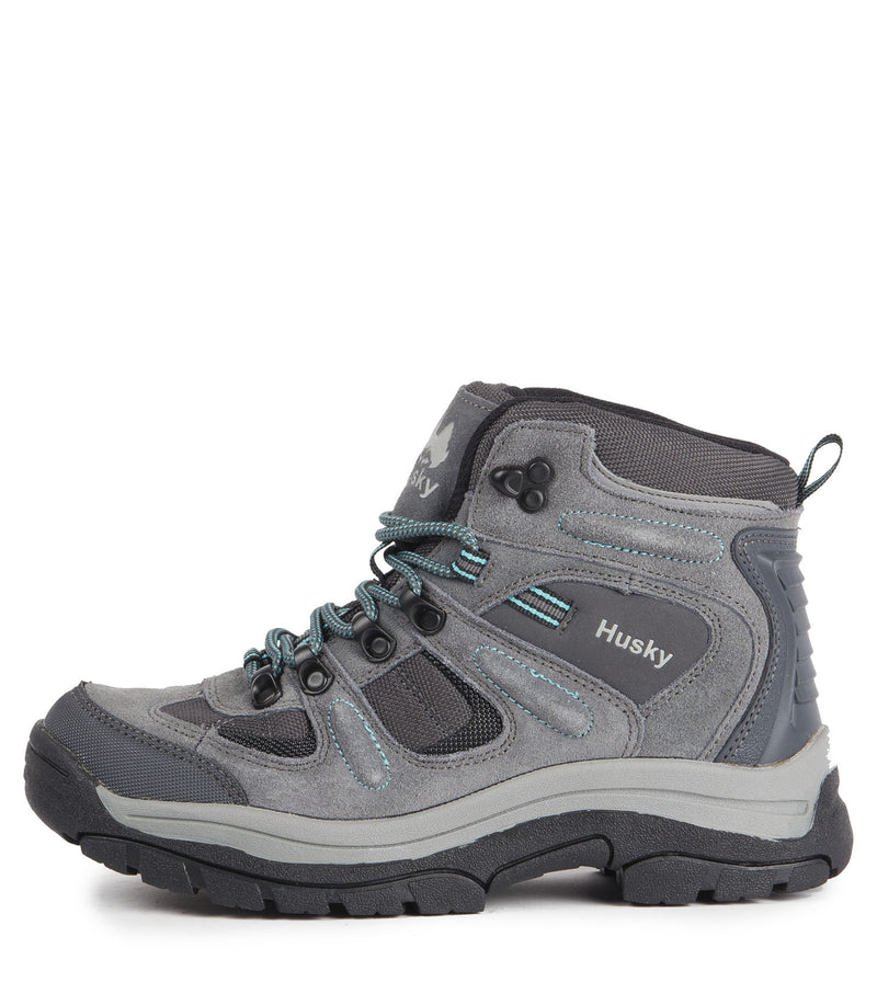 Willow, grey | Women Hiking Boots | Antislip Natural Rubber Outsole